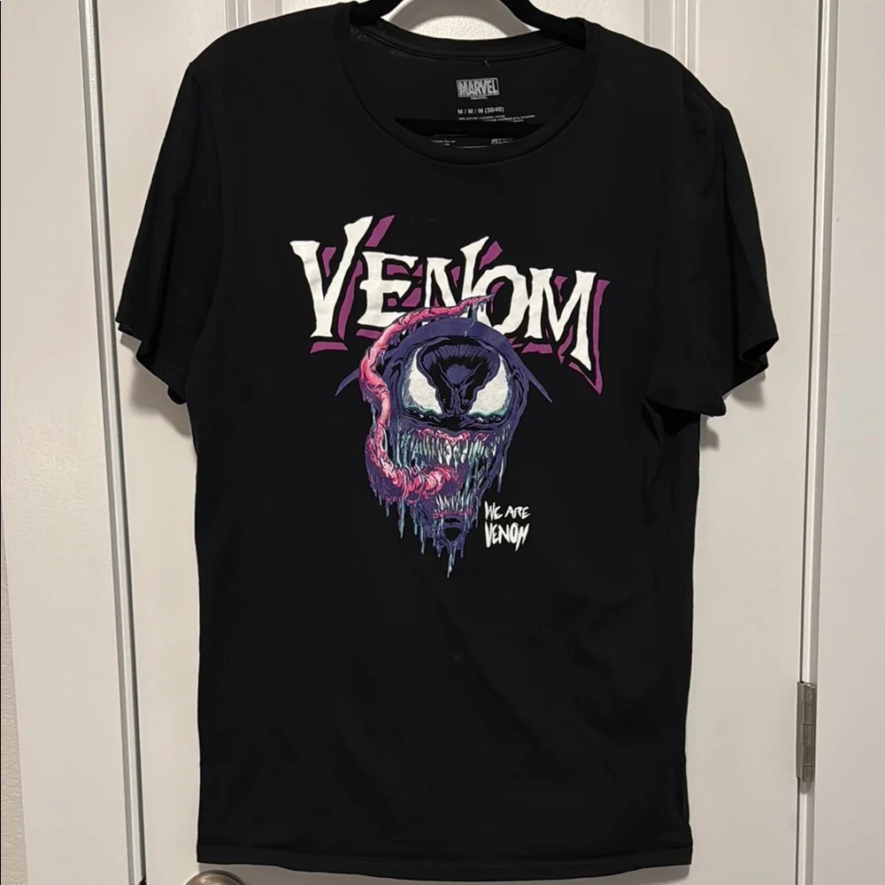 Marvel Men’s Black Venom Graphic T-Shirt size M - Picture 1 of 3